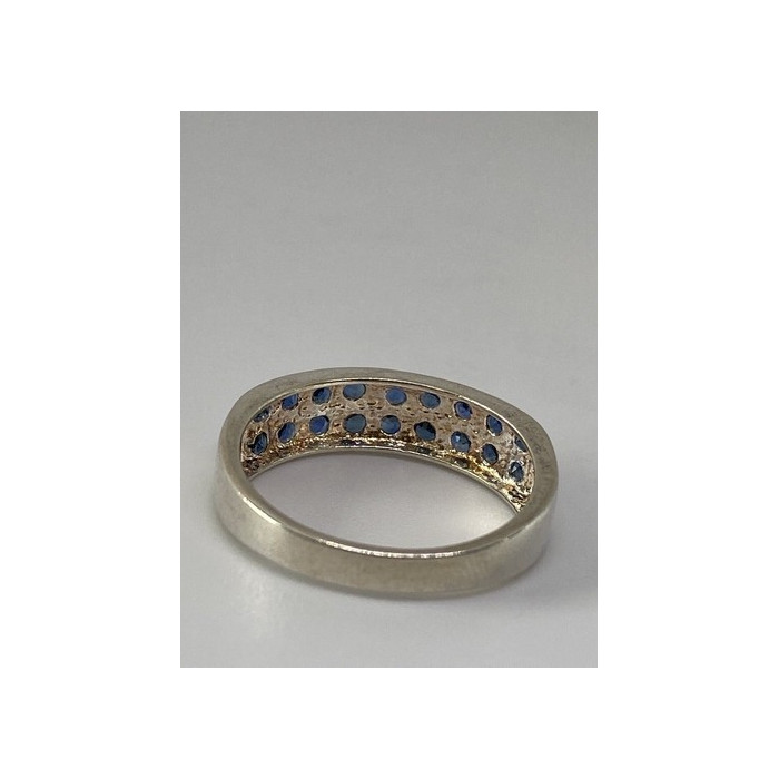 925 Sterling Silver Ring With Topaz Size 7.75