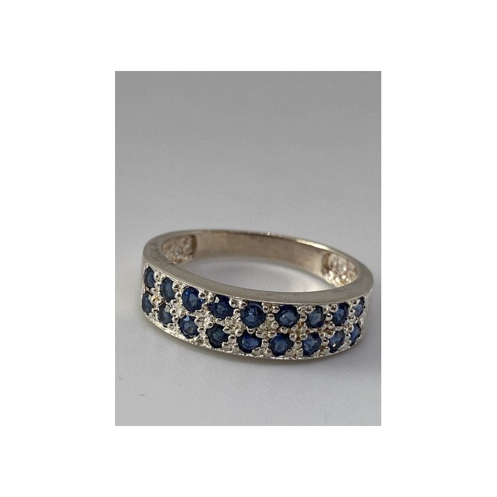 925 Sterling Silver Ring With Topaz Size 7.75