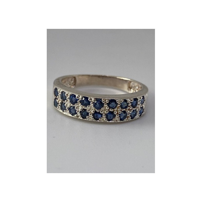 925 Sterling Silver Ring With Topaz Size 7.75