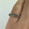 Vintage 925 Sterling Silver Marcasites Ring Size 5.5