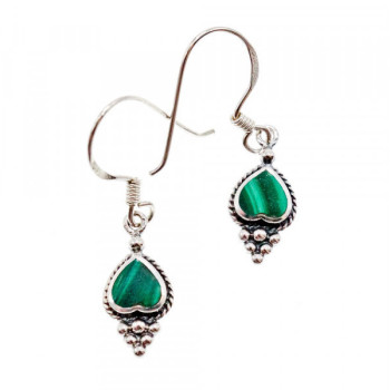 925 Sterling Silver Malachite 