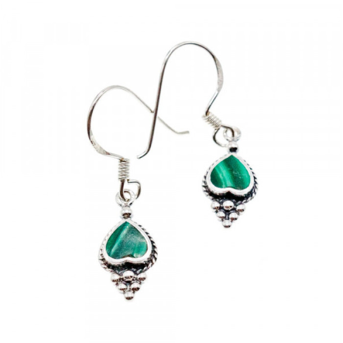925 Sterling Silver Malachite 