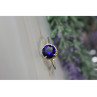 925 Sterling Silver Sapphire Classic Ring Size 8