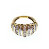 10K YELLOW GOLD DIAMONDS RING SIZE 8
