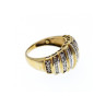 10K YELLOW GOLD DIAMONDS RING SIZE 8