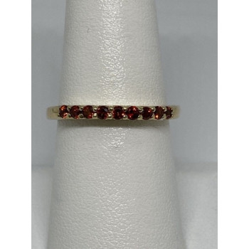 925 Sterling Silver Ring With Amethyst Size 7.75