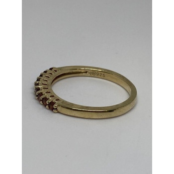 925 Sterling Silver Ring With Amethyst Size 7.75