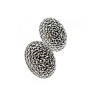 925 STERLING SILVER MARCASITES STUD EARRINGS