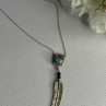 925 Sterling Silver Native American Necklace Length 20 Inch