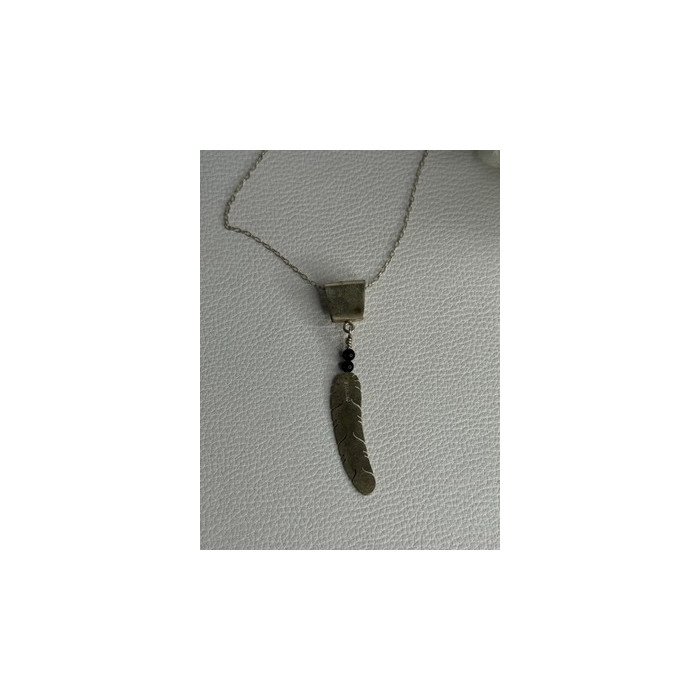 925 Sterling Silver Native American Necklace Length 20 Inch