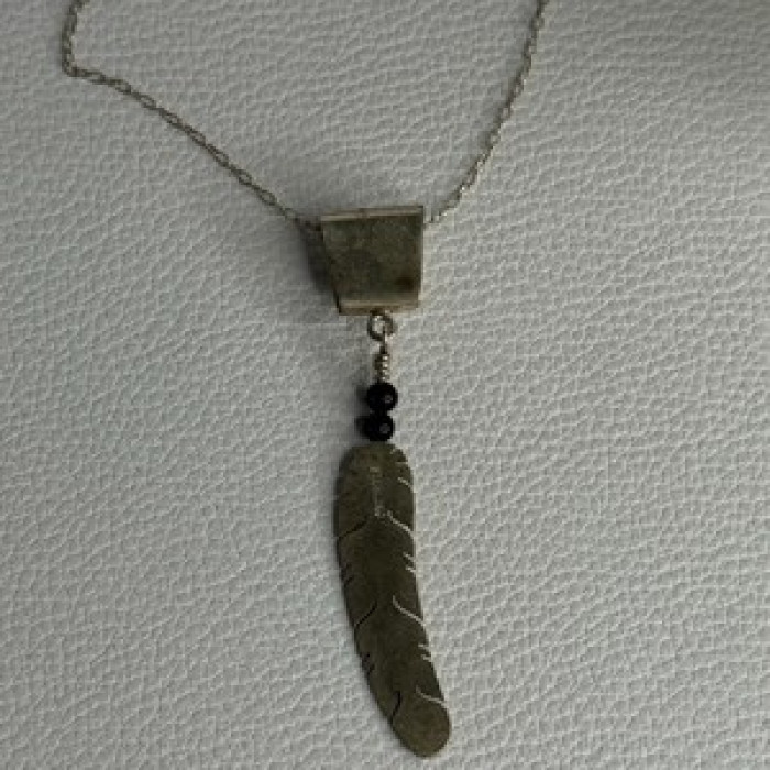925 Sterling Silver Native American Necklace Length 20 Inch