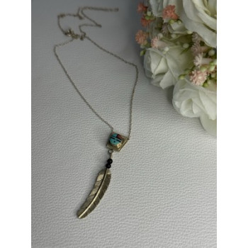 925 Sterling Silver Native American Necklace Length 20 Inch