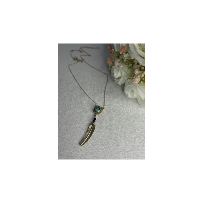 925 Sterling Silver Native American Necklace Length 20 Inch