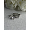 925 Sterling Silver CZ Earrings Length 0.65 Inch