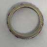 925 Sterling Silver Ruby & CZ Ring Size 8