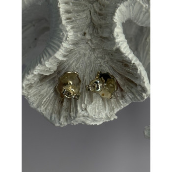 925 Sterling Silver Carnelian Stud Earrings Length 0.40 Inch