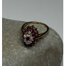 10K YELLOW GOLD RUBIES & DIAMONDS RING SIZE 6.5