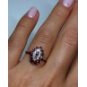10K YELLOW GOLD RUBIES & DIAMONDS RING SIZE 6.5