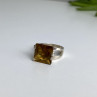 Vintage 925 Sterling Silver Heliodor Ring Size 6.75