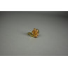 925 Sterling Silver Gold Plated Heliodor Ring Size 6.75