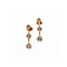 10K YELLOW GOLD DIAMONDS EARRINGS