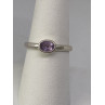 925 Sterling Silver With Amethyst Ring Size 8