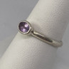 925 Sterling Silver Amethyst Ring Size 8
