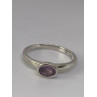925 Sterling Silver With Amethyst Ring Size 8