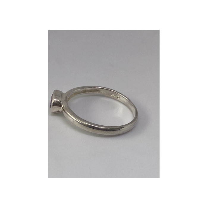 925 Sterling Silver With Amethyst Ring Size 8