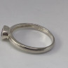 925 Sterling Silver Amethyst Ring Size 8