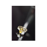 925 STERLING SILVER YELLOW CZ RING SIZE 10.5