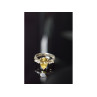 925 STERLING SILVER YELLOW CZ RING SIZE 10.5