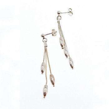 925 Sterling Silver Earrings Italy
