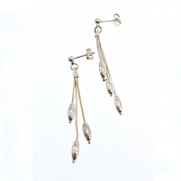 925 Sterling Silver Earrings Italy