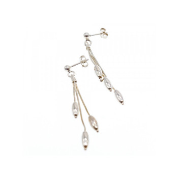 925 Sterling Silver Earrings Italy