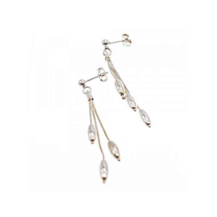 925 Sterling Silver Earrings Italy