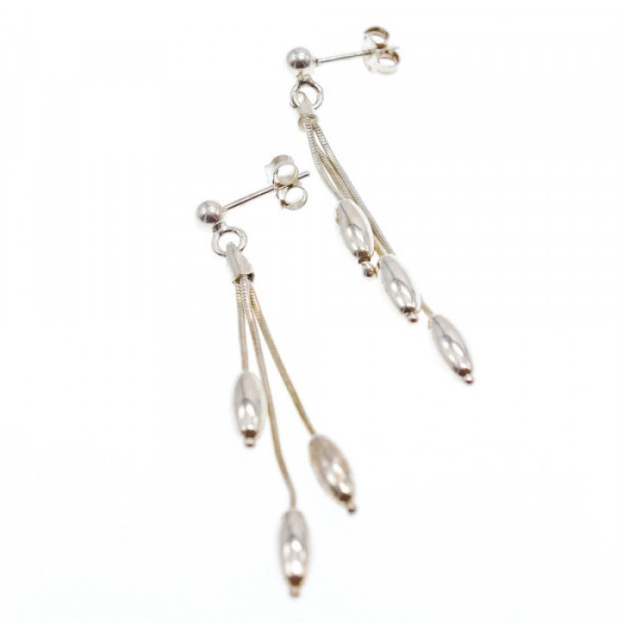 925 Sterling Silver Earrings Italy