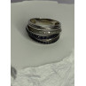 14K WHITE GOLD SAPPHIRE & DIAMONDS RING SIZE 8