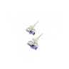 10K WHITE GOLD LONDON BLUE TOPAZ & DIAMONDS EARRINGS
