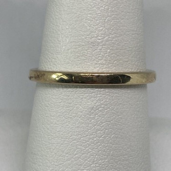 925 Sterling Silver Vermeil Band Ring Size 7.75