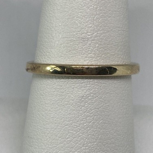 925 Sterling Silver Vermeil Band Ring Size 7.75