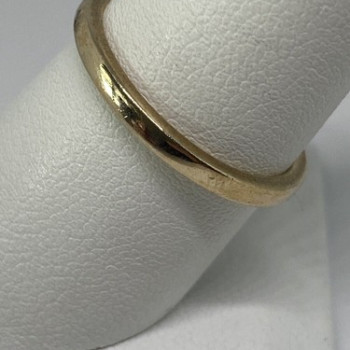 925 Sterling Silver Vermeil Band Ring Size 7.75