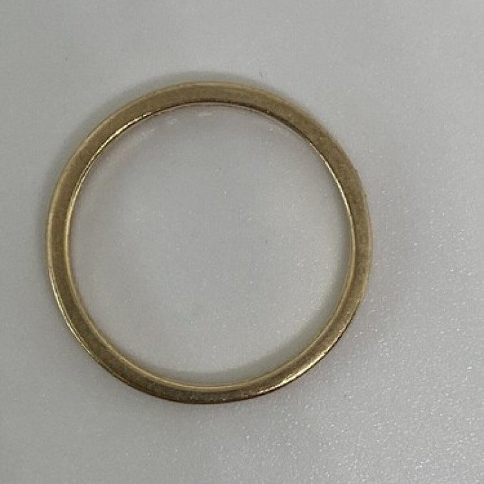 925 Sterling Silver Vermeil Band Ring Size 7.75