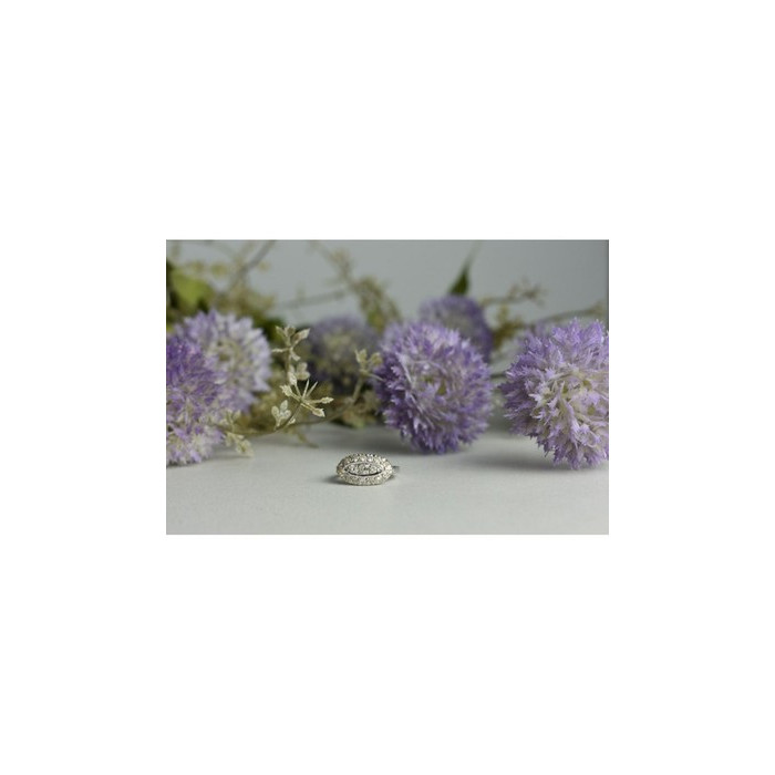 925 Sterling Silver White Beryl/goshenite Ring Size 5.5