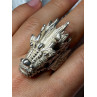 925 STERLING SILVER DRAGON RING SIZE 11