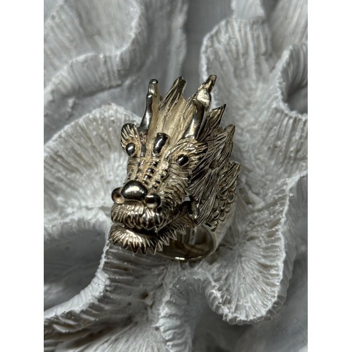 925 STERLING SILVER DRAGON RING SIZE 11