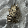 925 Sterling Silver Dragon Ring Size 11