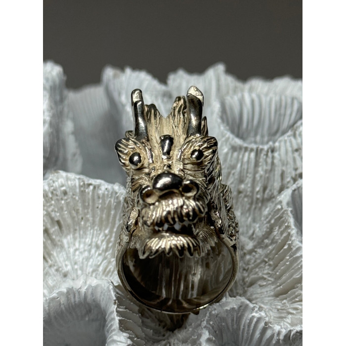 925 STERLING SILVER DRAGON RING SIZE 11