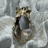 925 Sterling Silver Dragon Ring Size 11