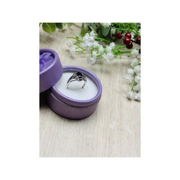 925 Sterling Silver Black Spinel Ring Size 6.5